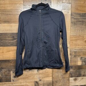 FootJoy FJ Womens Zip Up Long Sleeve Golf Track Jacket Black Size S